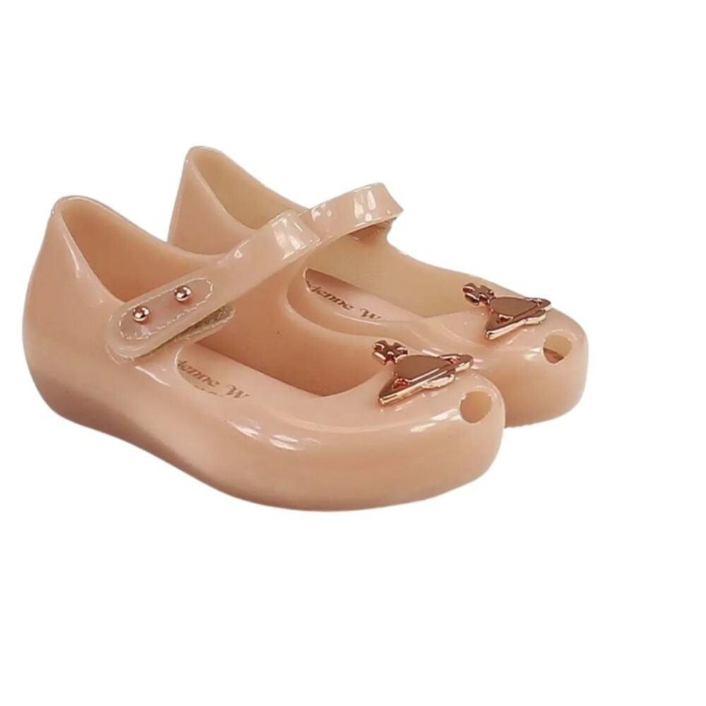 Vivienne Westwood Mini Melissa Ultragirl XI Baby Girl Shoe Pale Pink Size 6 - Picture 3 of 12